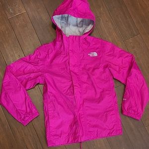 Girls size 7/8 The North Face Hyvent Rain Jacket